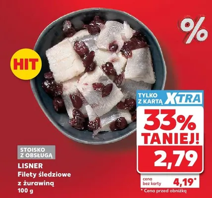 Filety śledźiowe z żurawiną Mirko promocja w Kaufland