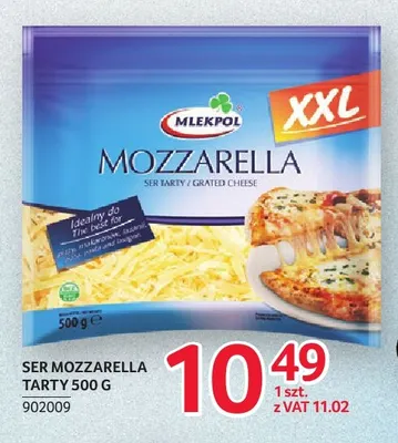 Ser mozzarella tarty Mlekpol promocja w Selgros