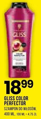 Szampon do włosów Gliss Color Perfector 400 ml promocja w Drogerie Natura