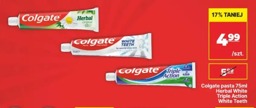 Colgate pasta White Teeth promocja w API Market