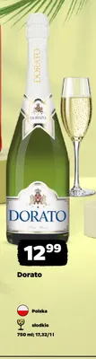 Wino musujące Dorato promocja w Netto