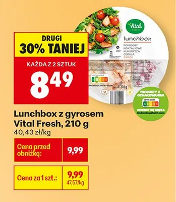 Lunchbox z gyrosem promocja w Biedronka