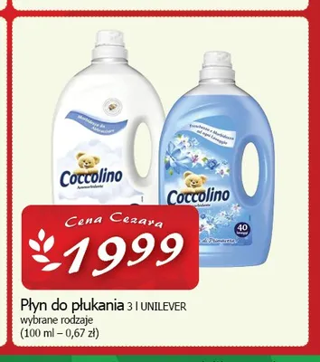 Płyn do płukania Coccolino Silk Lily promocja w CEZAR Delikatesy