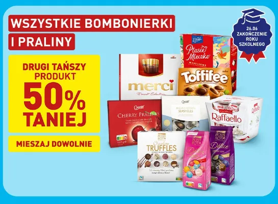 Praliny Moser Roth promocja w Aldi