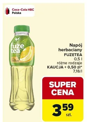 Napój herbaciany promocja w Carrefour