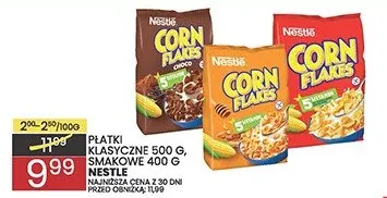 Płatki Corn Flakes klasyczne Nestle promocja w Wafelek