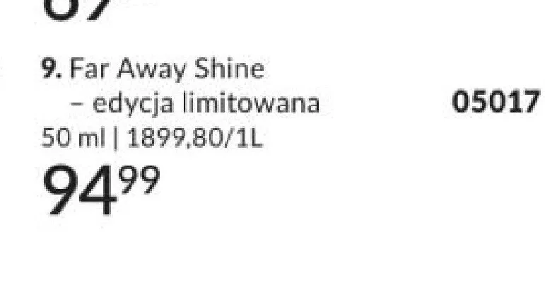 Woda perfumowana Avon Far Away Shine promocja w AVON