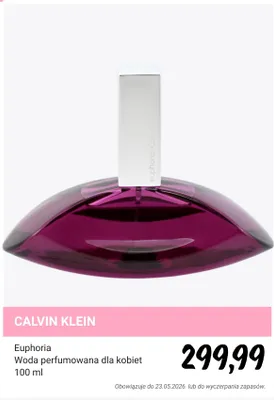 Woda perfumowana dla kobiet Calvin Klein Euphoria promocja w Rossmann