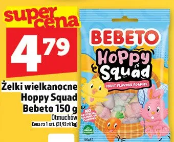 Żelki wielkanocne Hoppy Squad Bebeto promocja w TOPAZ