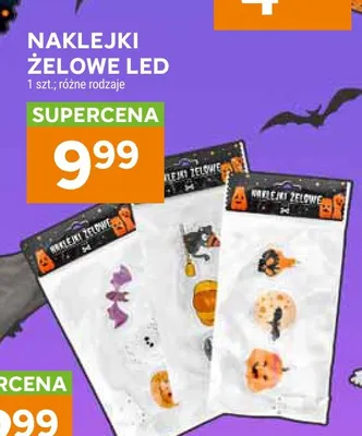 Naklejki żelowe LED promocja w Stokrotka