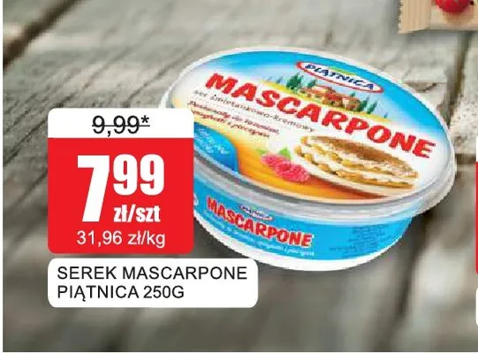 Serek Mascarpone Piątnica promocja w Bingo
