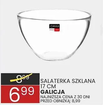 Salaterka szklana 17cm promocja w Wafelek