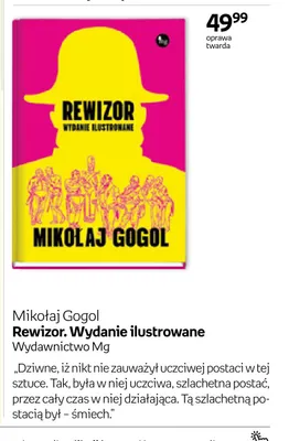 Książka Rewizor. Wydanie ilustrowane Mikołaj Gogol promocja w Empik