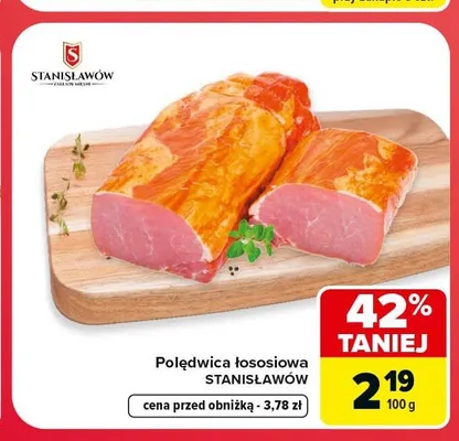 Polędwica łososiowa Stanisławów promocja w Carrefour