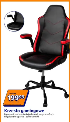 Krzesło gamingowe promocja w Action