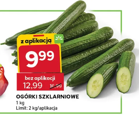 Ogórki szklarniowe promocja w Stokrotka