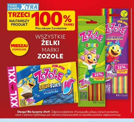 Żelki Zozole Sticks promocja w Kaufland