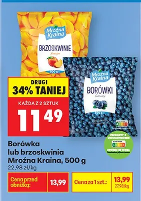 Borówka amerykańska promocja w Biedronka