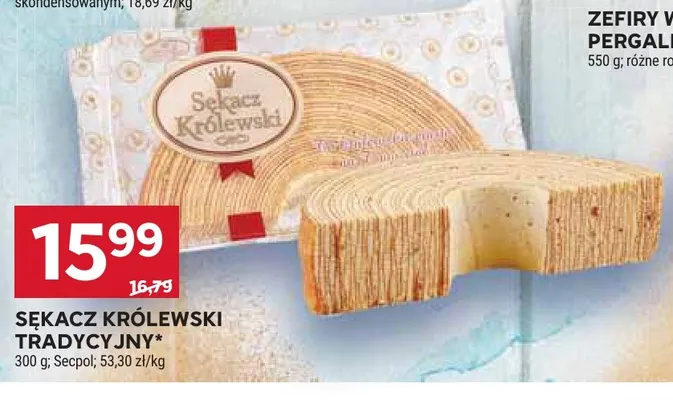 Sękacz królewski tradycyjny promocja w Stokrotka