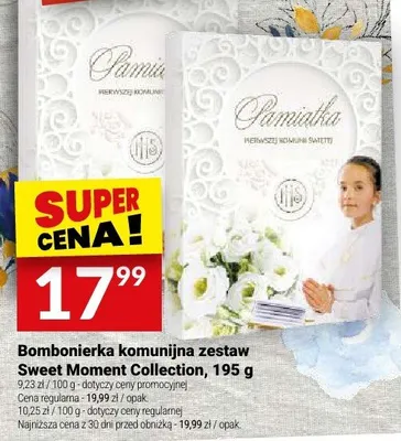 Bombonierka komunijna zestaw Sweet Moment Collection promocja w Twój Market