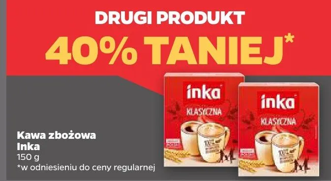 Kawa zbożowa Inka klasyczna promocja w Netto