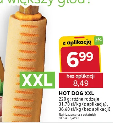 Hot dog XXL różne rodzaje promocja w Stokrotka