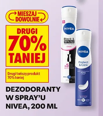 Dezodoranty w sprayu Nivea promocja w Biedronka