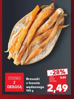 Brzuszki z łososia wędzonego promocja w Kaufland
