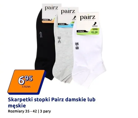 Skarpetki stopki damskie lub męskie promocja w Action