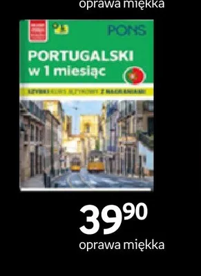 Książka Portugalski w 1 miesiąc Pons promocja w Empik
