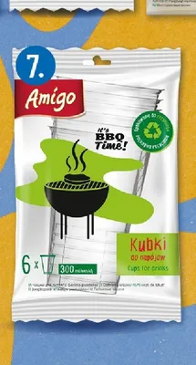 Kubki wielokrotnego użytku Amigo promocja w POLOmarket