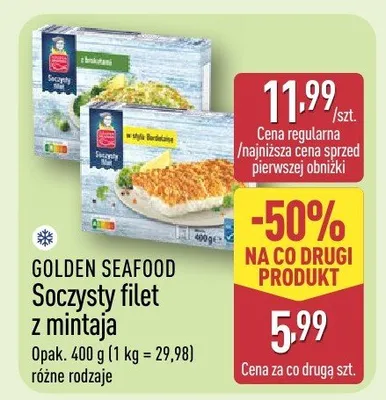 Soczysty filet z mintaja promocja w Aldi