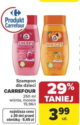 Szampon dla dzieci CARREFOUR promocja w Carrefour