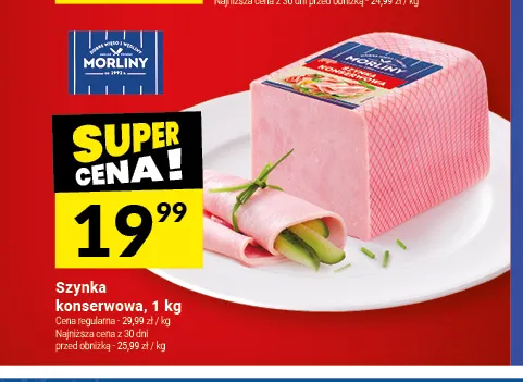 Szynka konserwowa Morliny promocja w Twój Market