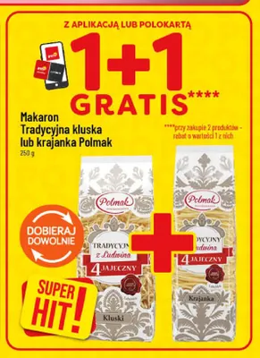 Makaron Tradycyjna krajanka Polmak promocja w POLOmarket