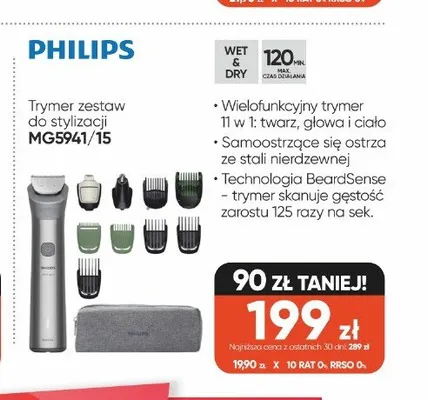 Trymer do stylizacji Philips promocja w Max Elektro