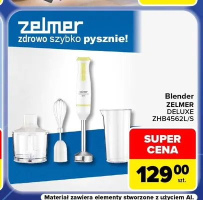 Blender ręczny Zelmer Deluxe ZHB4562 l/S promocja w Carrefour