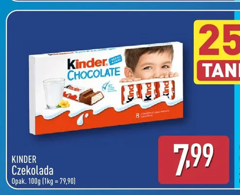 Czekolada Kinder promocja w Aldi