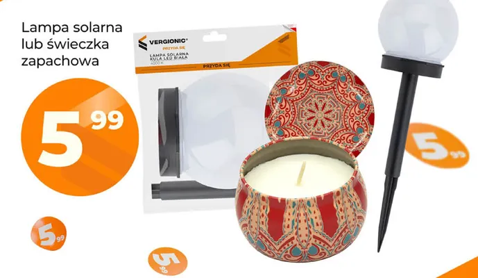 Lampa solarna Vergionic promocja w POLOmarket