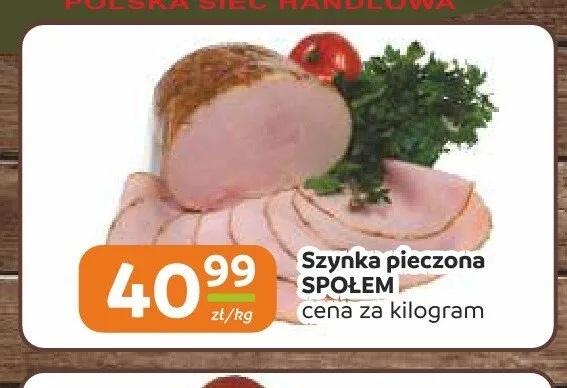 Szynka pieczona Społem promocja w Społem Częstochowa