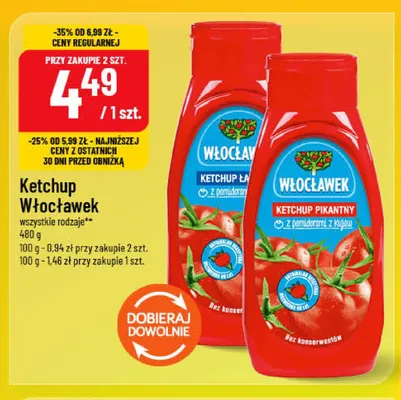 Ketchup łagodny Włocławek promocja w POLOmarket