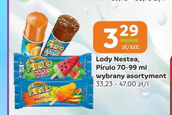 Lody Pirulo Mango promocja w Społem Częstochowa