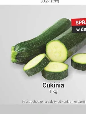 Cukinia promocja w Delikatesy Sezam