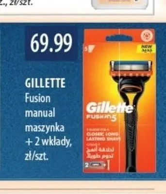 Maszynka do golenia Gillette Fusion promocja w Drogerie Laboo