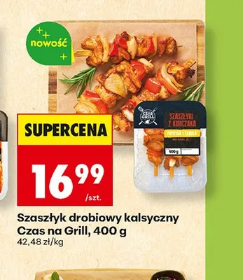 Szaszłyk drobiowy klasyczny Czas na Grill promocja w Biedronka