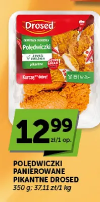 Polędwiczki panierowane pikantne Drosed promocja w Groszek