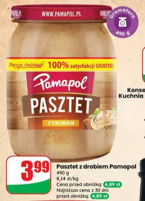 Pasztet z drobiem promocja w Dino