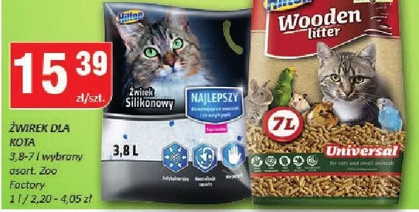 Żwirek dla kota naturalny Kiciuś promocja w Chorten