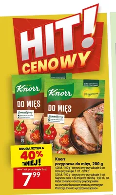 Przyprawa do mięs Knorr promocja w Twój Market