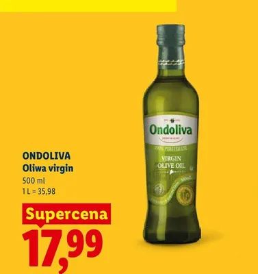 Oliwa virgin Ondoliva promocja w Lidl